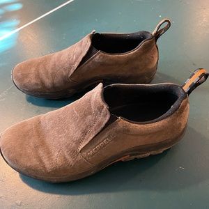 Merrell Men's Jungle Moc Brown Leather Shoes
Size 11.5